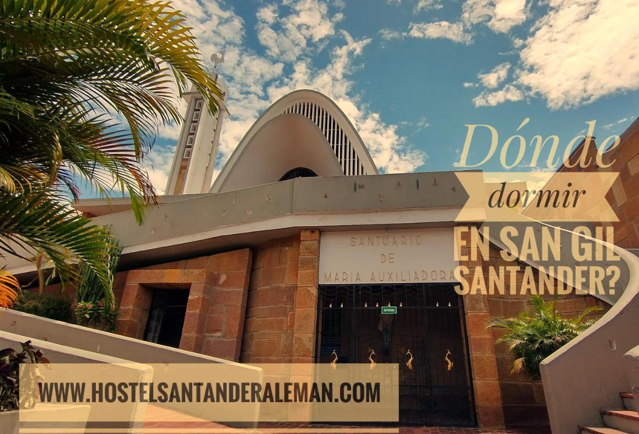 Santander Aleman Hostel San Gil Exterior foto